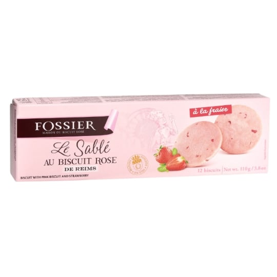 Biscuits Sablé à la fraise FOSSIER