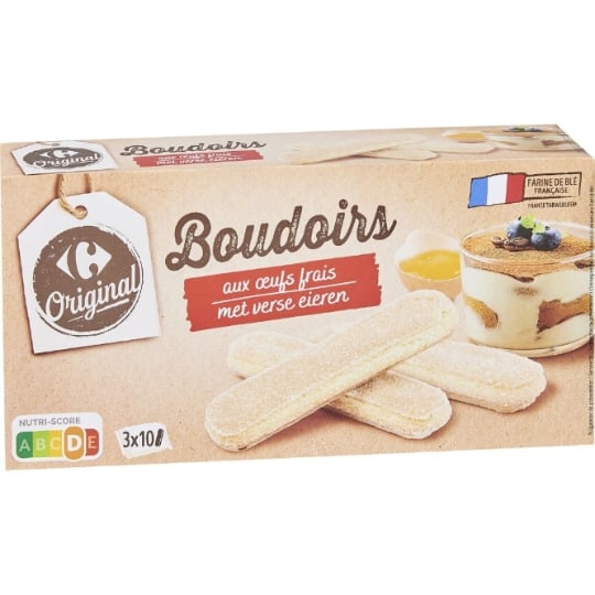 Biscuits Boudoirs aux œufs frais CARREFOUR ORIGINAL