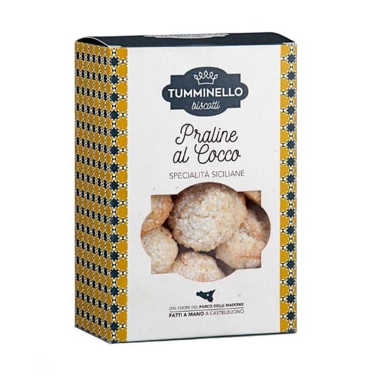 Pralines Biscuits Moelleux À La Noix De Coco Et Amandes Siciliennes 270 Gr BISCOTTI TUMMINELLO