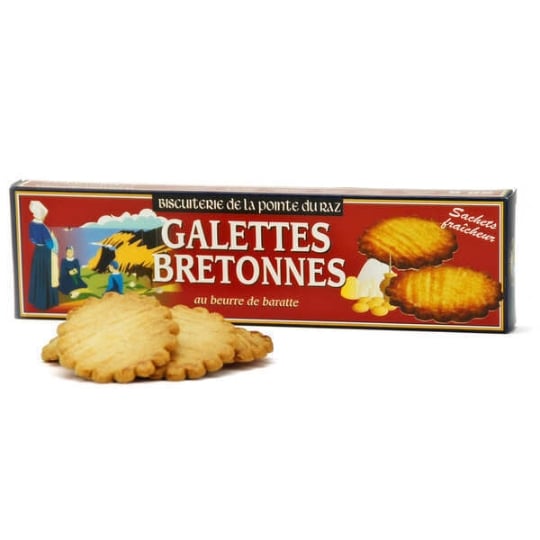 Galettes Bretonnes - Boîte De 80g (2 Sachets De 6 Galettes) BISCUITERIE DE LA POINTE DU RAZ