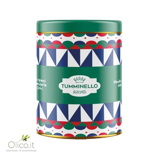 Boîte Aci Avec Biscuits Siciliens Assortis: Cosi Chini Aux Figues Et Zuccotti Aux Amandes 250 Gr BISCOTTI TUMMINELLO
