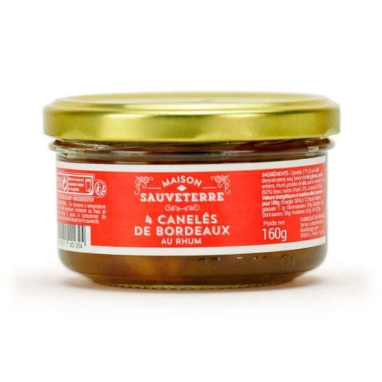 Canelés De Bordeaux Au Rhum - Pot De 160g MAISON SAUVETERRE