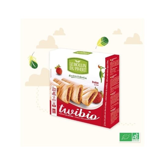 Twibio Fourre Fraise 150g - Moulin Du Pivert LE MOULIN DU PIVERT
