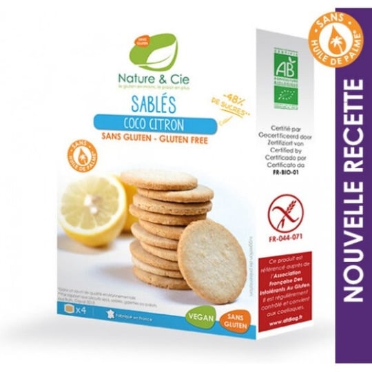 Nature Et Cie 231915 Biscuit Cookie Citron 500 G
