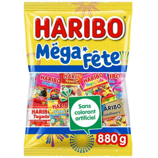 Bonbons multipack Mega Fête HARIBO