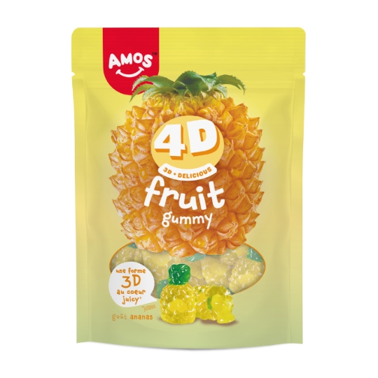 Bonbon goût fruit ananas AMOS