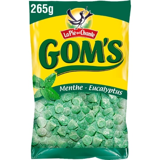 Bonbons gom's fraicheur LA PIE QUI CHANTE