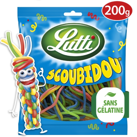 Bonbons scoubidou aux fruits LUTTI