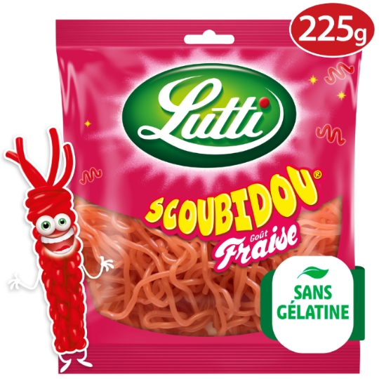 Bonbons scoubidou aux fruits LUTTI