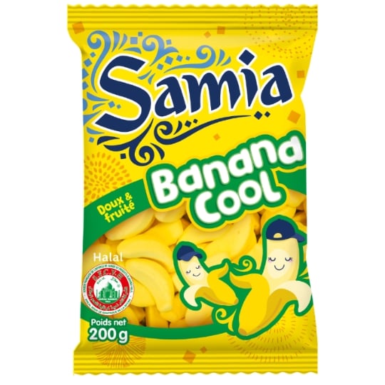 Bonbons Bananes Halal SAMIA