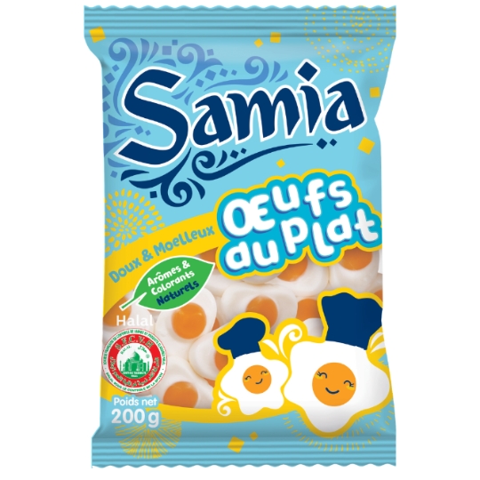 Bonbons Œufs au plat Halal SAMIA