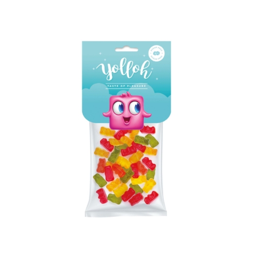Confiserie Bonbons Belges D'Oursons Multicolores Sans Sucre YOLLOH