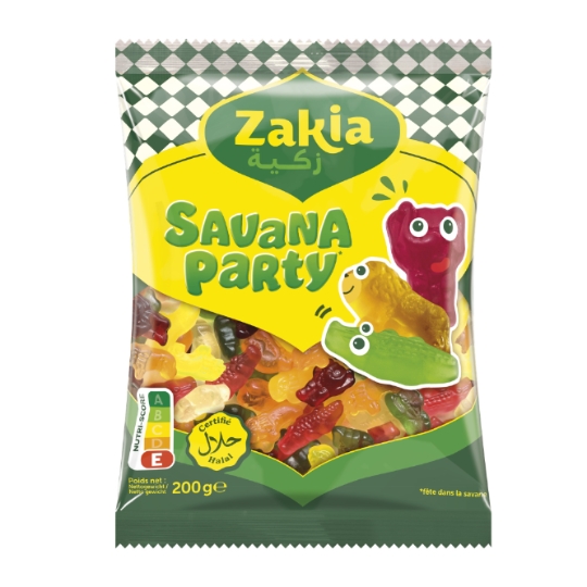 Bonbons Savana Party Halal ZAKIA