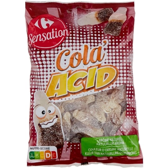 Bonbons Cola'Acid CARREFOUR SENSATION