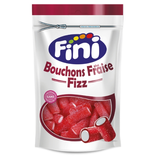 Bonbons Bouchons goût fraise fizz FINI
