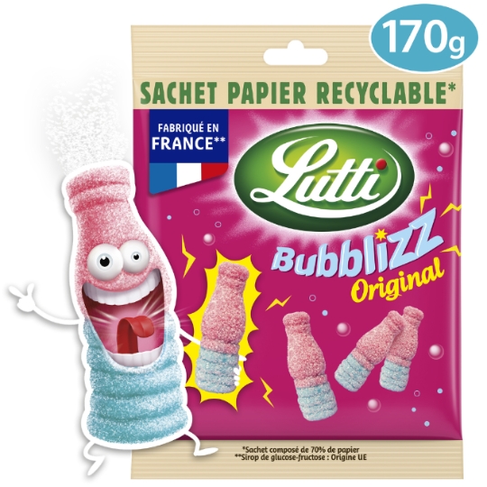 Bonbons bubblizz piquants LUTTI