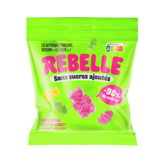 Bonbons Ours Acid Sans Sucres Ajoutés REBELLE