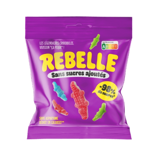 Bonbon Crocos Acidulés Sans Sucres Ajoutés REBELLE