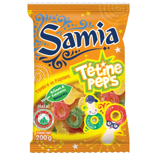 Bonbons Tétine Pep's Halal SAMIA