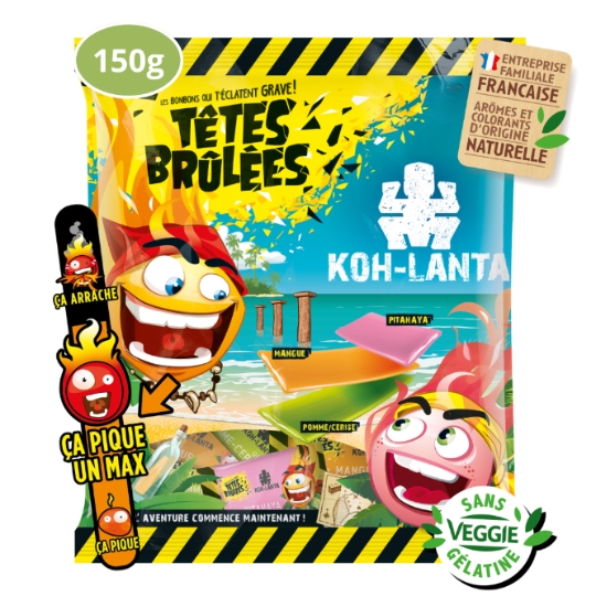 Bonbons Koh Lanta TETES BRULEES