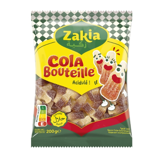 Bonbons Bouteilles de Cola Halal ZAKIA