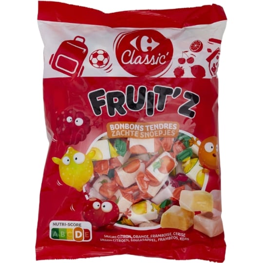 Bonbons goût fruits CARREFOUR CLASSIC'