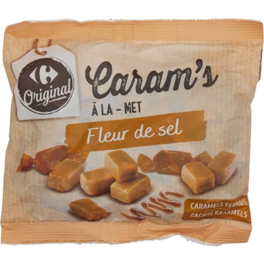 Bonbons caramel fleur de sel CARREFOUR ORIGINAL
