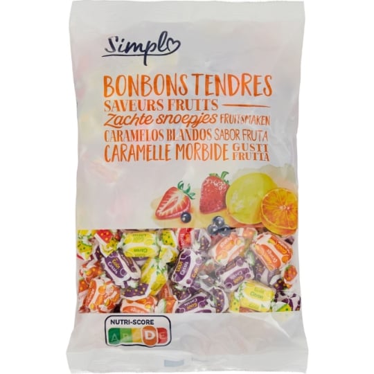 Bonbons tendres fruits SIMPL