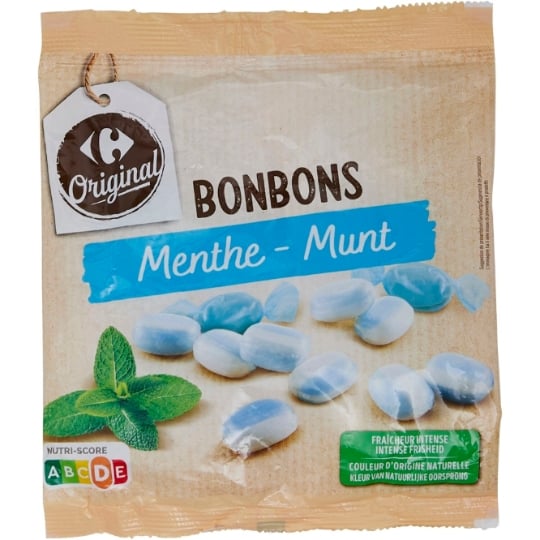 Bonbons menthe CARREFOUR ORIGINAL