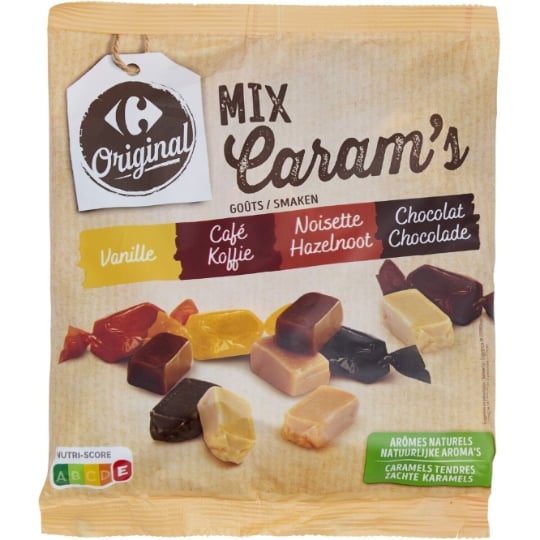 Bonbons assortiment de caramels CARREFOUR ORIGINAL