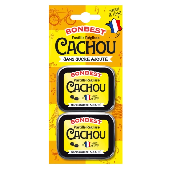 Pastille Réglisse Cachou Sans Sucre Ajouté BONBEST