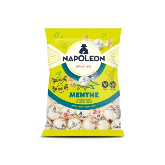 Bonbons Fourrés aux Gouts de Menthe FIZZY