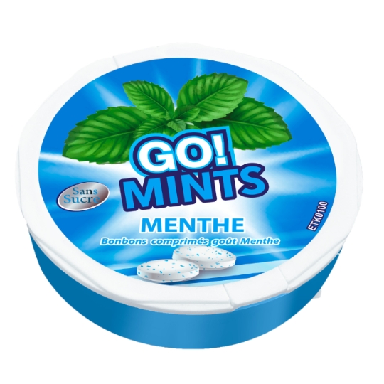 Bonbon Comprimés goût Menthe GO