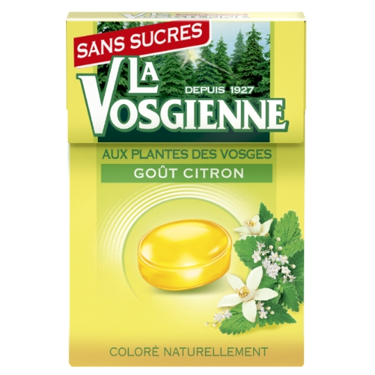 Bonbons Citron Sans sucres LA VOSGIENNE