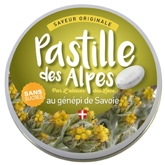 Pastille Saveur Original au Génépi de Savoie PASTILLE DES ALPES PAR L ATELIER DES LACS
