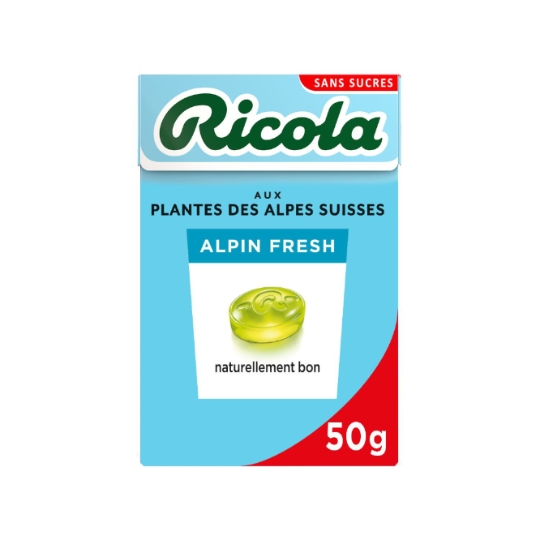Bonbons aolin fresh sans sucres RICOLA