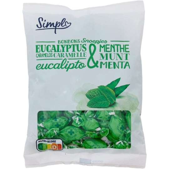 Bonbons aux arômes naturels d'eucalypt