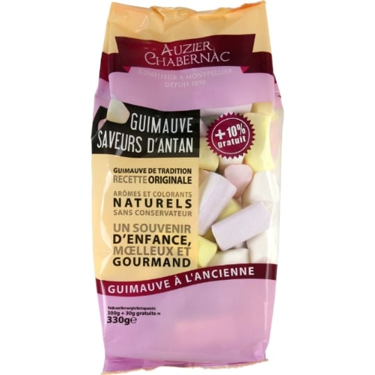 Bonbons guimauve saveurs d'antan AUZIER CHABERNAC