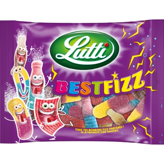 Bonbons assortiment bestfizz piquants LUTTI