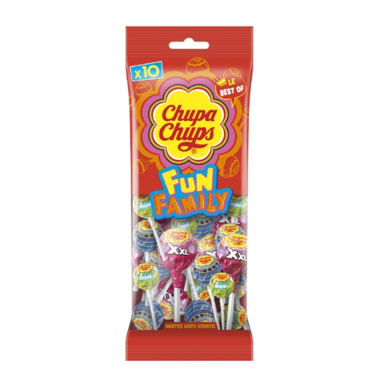 Bonbon Flowpack Mix Fun Family CHUPA CHUPS