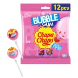Sucettes bubble gum CHUPA CHUPS