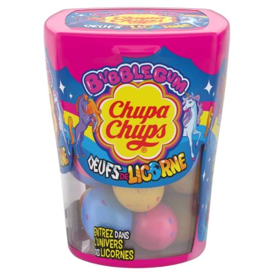 Bonbons Œufs de licorne Fourrés au Chewing Gum CHUPA CHUPS
