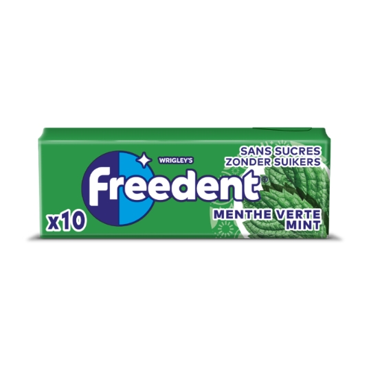 Chewing-Gum Menthe Verte Sans Sucres FREEDENT