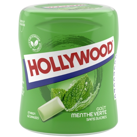 Chewing gum Fresh greensfresh sans sucres HOLLYWOOD