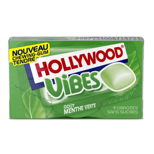 Chewing-gum Goût Menthe verte HOLLYWOOD