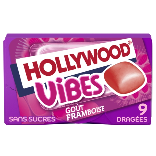 Chewing-gum Goût Framboise HOLLYWOOD