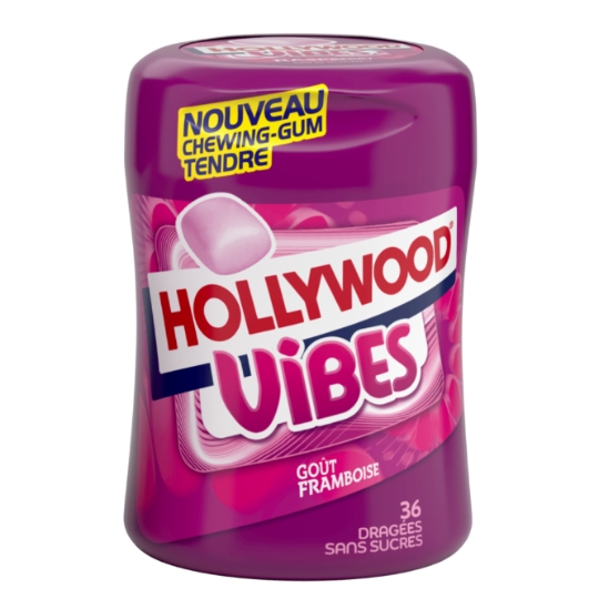 Chewing-gum Goût Framboise VIBES HOLLYWOOD