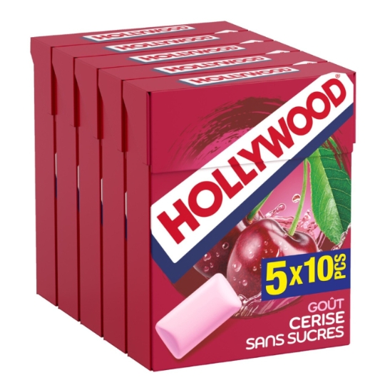 Chewing gum cherry HOLLYWOOD