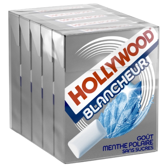 Chewing gum white peppermint HOLLYWOOD