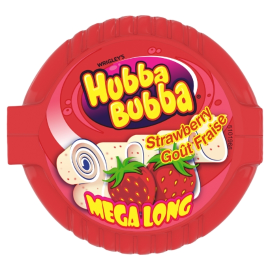 Chewing-gum bubble gum fraise HUBBA BUBBA